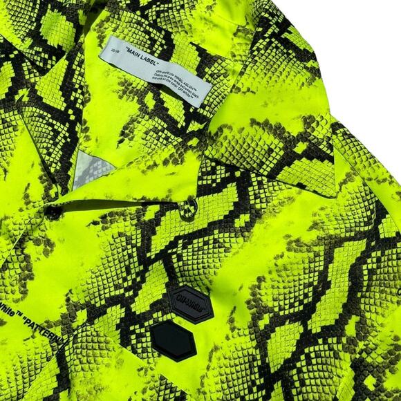 OFF-WHITE Python snake printed relaxed button down - Picture 2 of 6